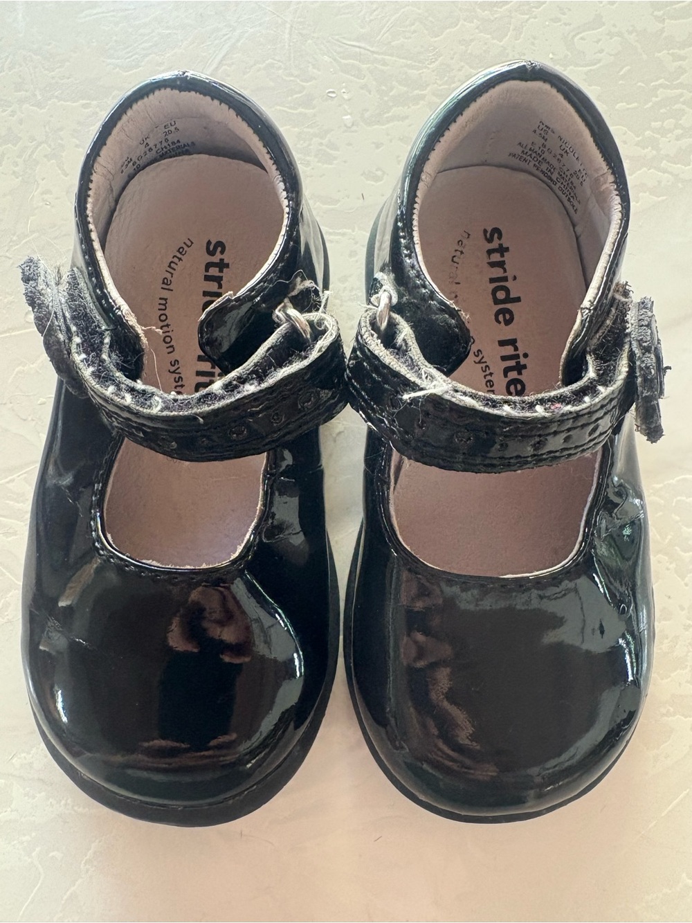 Stride Rite Black Patent Mary Jane Dress Shoes